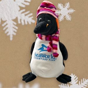 Sea World Penguin with Beanie & Scarf